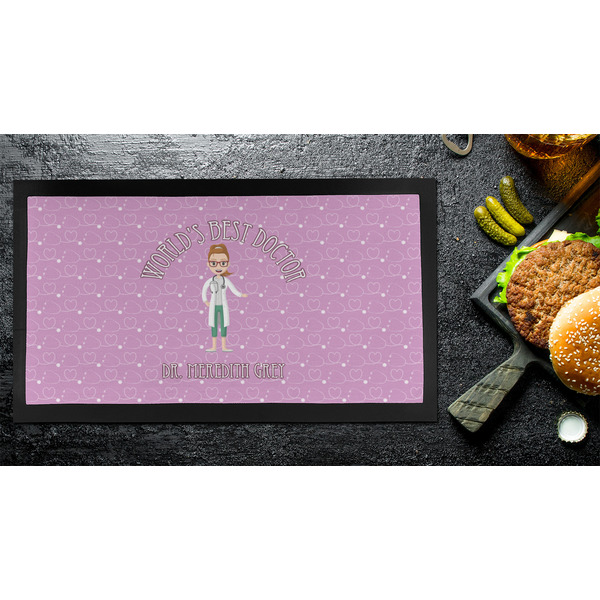 Doctor Avatar Bar Mat - Small - LIFESTYLE