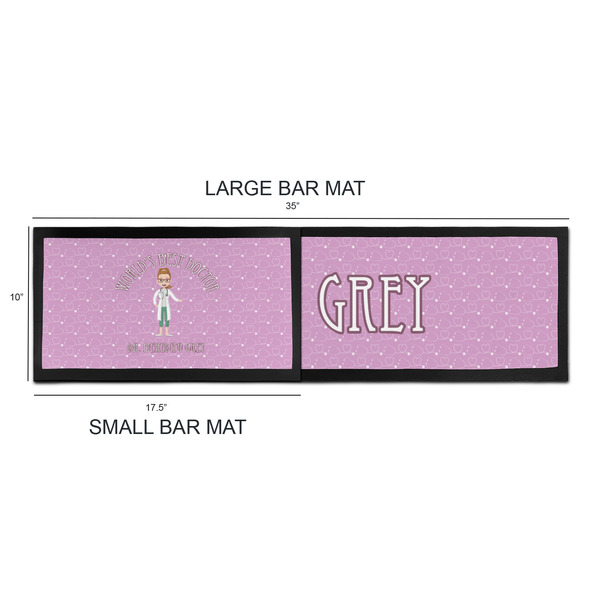 Doctor Avatar Bar Mats - Sizing Chart