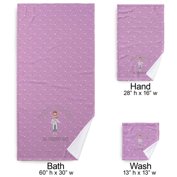 Doctor Avatar Bath Towel Sets - 3-piece - Approval