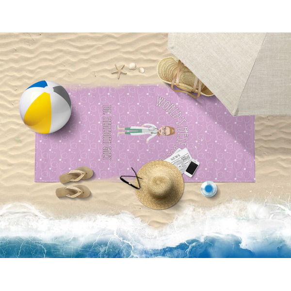 Doctor Avatar Beach Towel Lifestyle