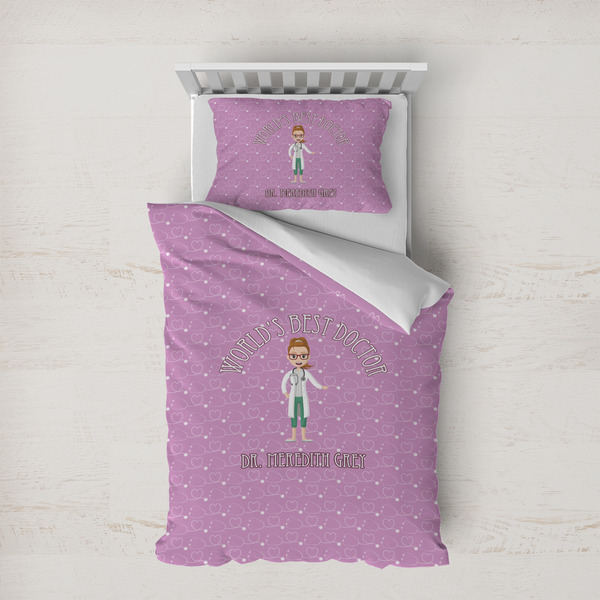 Custom Doctor Avatar Duvet Cover Set - Twin XL (Personalized)