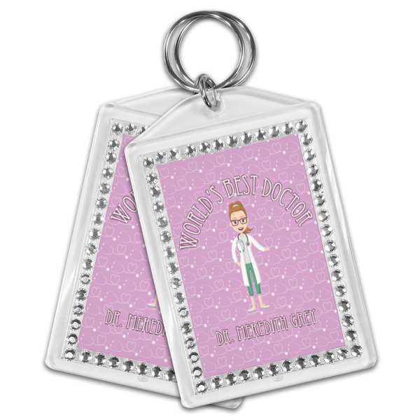 Doctor Avatar Bling Keychain - MAIN