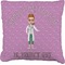 Doctor Avatar Faux-Linen Throw Pillow 16" (Personalized)