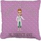 Doctor Avatar Burlap Pillow (Personalized)