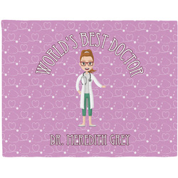 Doctor Avatar Woven Fabric Placemat - Twill w/ Name or Text