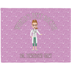 Doctor Avatar Woven Fabric Placemat - Twill w/ Name or Text
