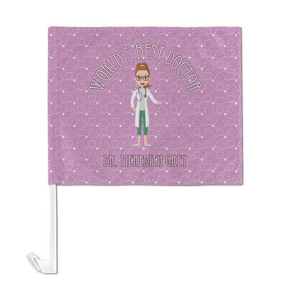 Doctor Avatar Car Flag - Large - FRONT