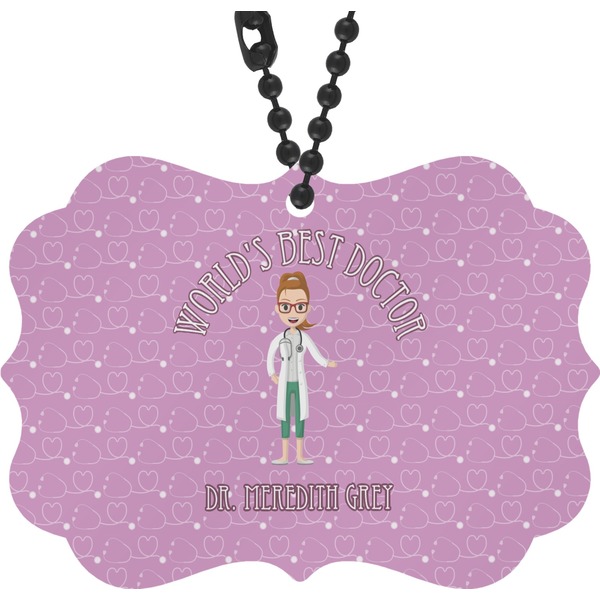 Custom Doctor Avatar Rear View Mirror Charm (Personalized)