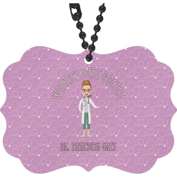 Custom Doctor Avatar Rear View Mirror Decor (Personalized)