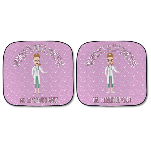 Doctor Avatar Car Sun Shades - FRONT