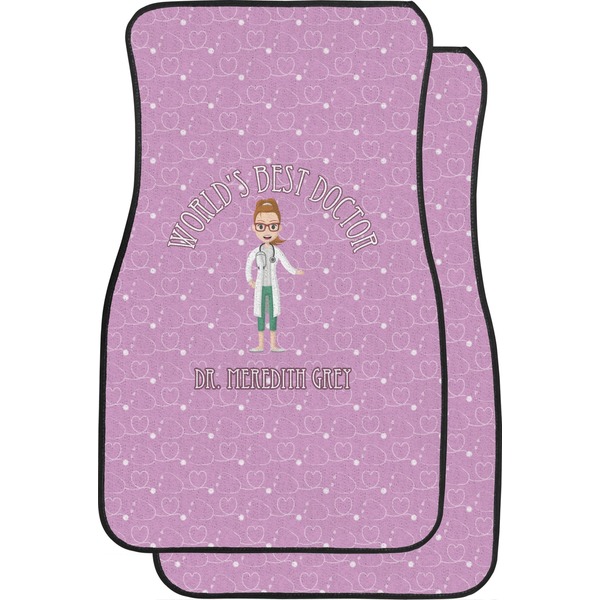 Custom Doctor Avatar Car Floor Mats (Front Seat) (Personalized)