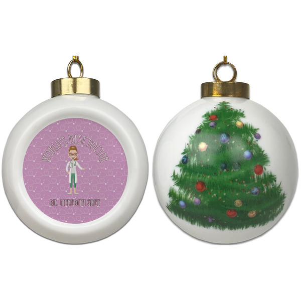 Doctor Avatar Ceramic Christmas Ornament - X-Mas Tree (APPROVAL)