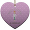 Doctor Avatar Heart Ceramic Ornament w/ Name or Text