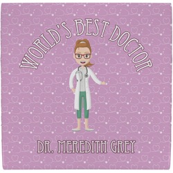 Doctor Avatar Ceramic Tile Hot Pad (Personalized)