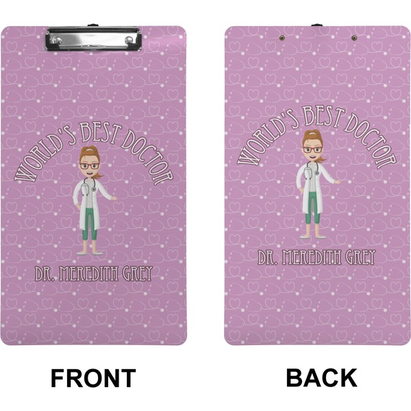 Doctor Avatar Clipboard (Legal) (Front + Back)