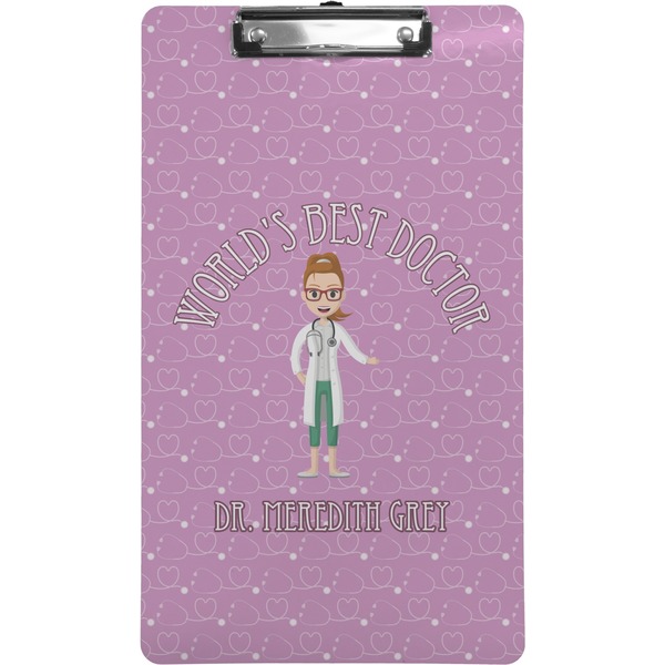 Custom Doctor Avatar Clipboard (Legal Size) (Personalized)