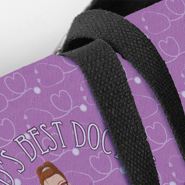 Doctor Avatar Closeup of Tote w/Black Handles