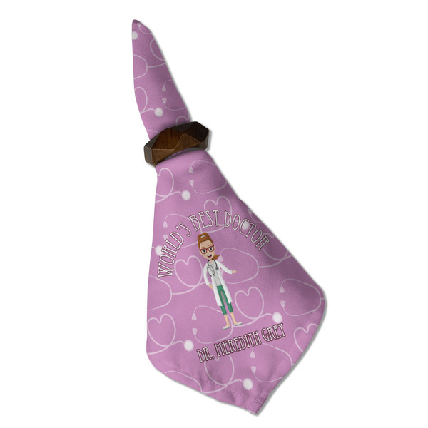 Doctor Avatar Cloth Napkins - Personalized Dinner (Folded in Ring) (MAIN)