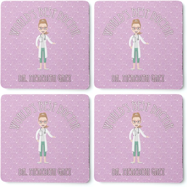 Doctor Avatar Coaster Rubber Back - Apvl