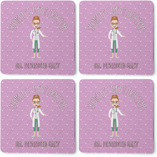 Doctor Avatar Coaster Rubber Back - Apvl