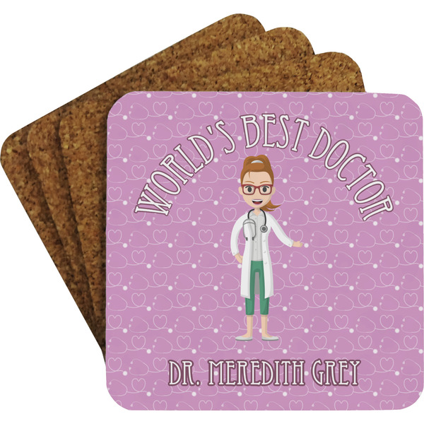 Doctor Avatar Coaster Set (Personalized)