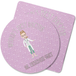 Doctor Avatar Rubber Backed Coaster (Personalized)