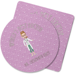 Doctor Avatar Rubber Backed Coaster (Personalized)