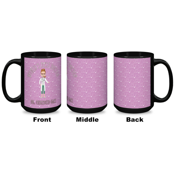 Doctor Avatar Coffee Mug - 15 oz - Black APPROVAL