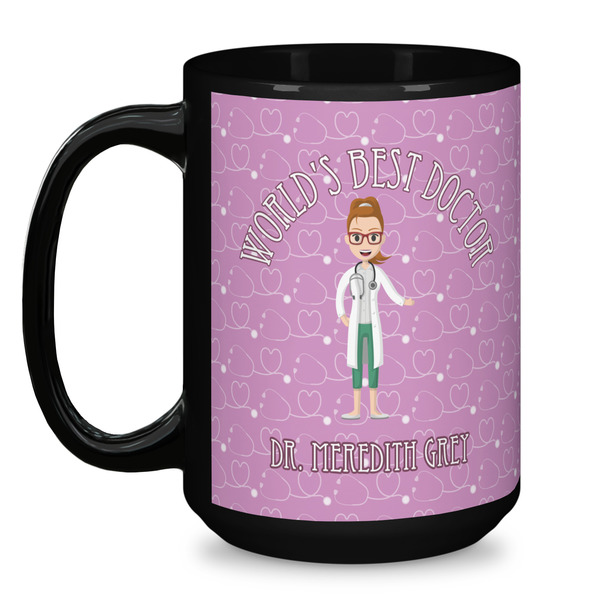 Doctor Avatar Coffee Mug - 15 oz - Black