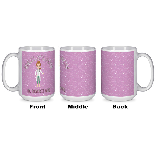 Doctor Avatar Coffee Mug - 15 oz - White APPROVAL