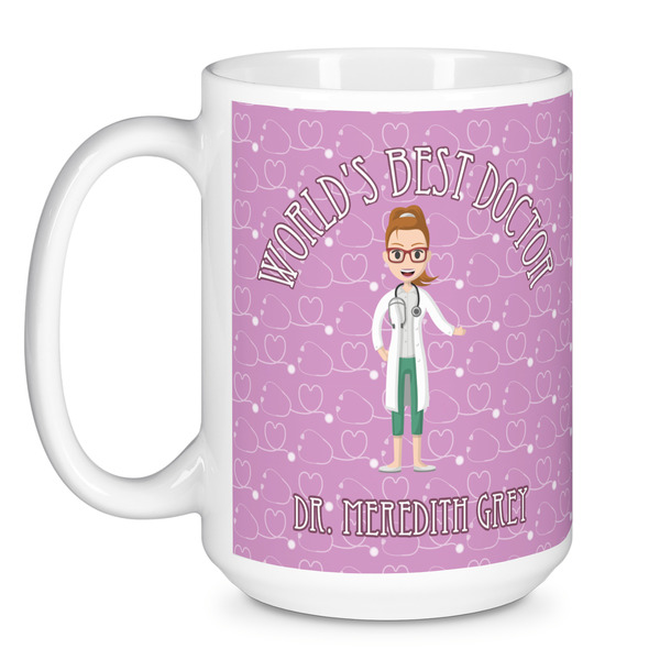 Doctor Avatar Coffee Mug - 15 oz - White