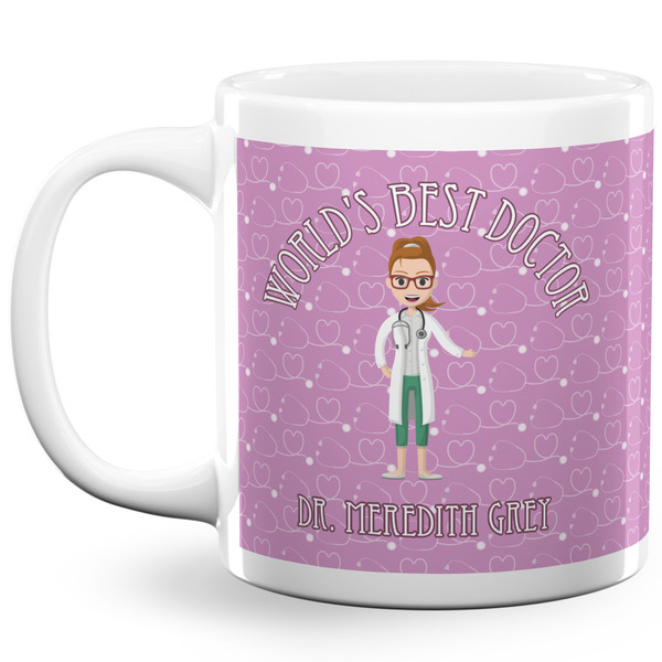 Doctor Avatar Coffee Mug - 20 oz - White