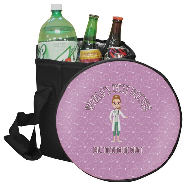 Custom Doctor Avatar Collapsible Cooler & Seat (Personalized)