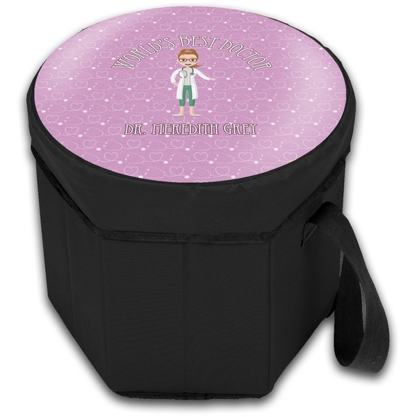 Doctor Avatar Collapsible Personalized Cooler & Seat (Closed)