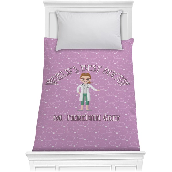 Custom Doctor Avatar Comforter - Twin XL (Personalized)