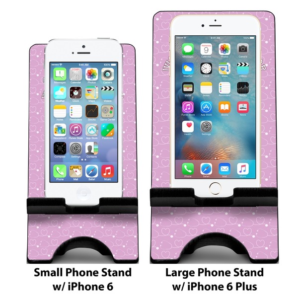 Doctor Avatar Compare Phone Stand Sizes - with iPhones
