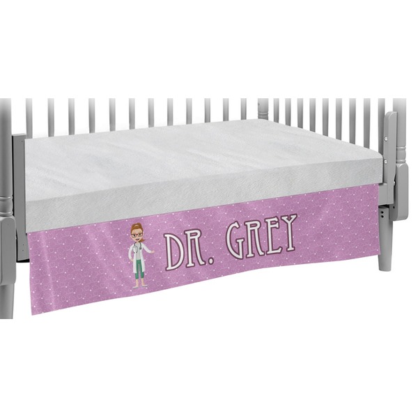 Custom Doctor Avatar Crib Skirt (Personalized)