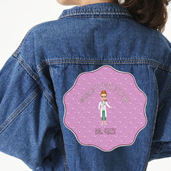Doctor Avatar Twill Iron On Patch - Custom Shape - 3XL (Personalized)