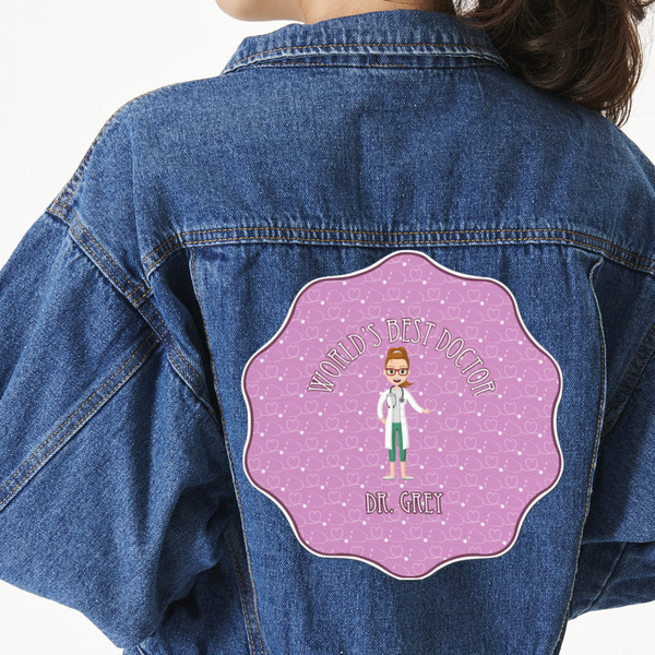 Custom Doctor Avatar Twill Iron On Patch - Custom Shape - 3XL (Personalized)