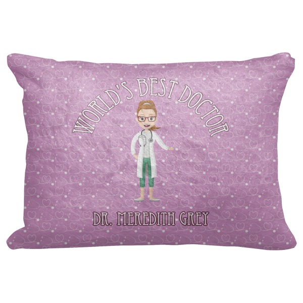Custom Doctor Avatar Decorative Baby Pillowcase - 16"x12" (Personalized)
