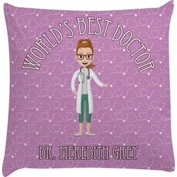 Doctor Avatar Decorative Pillow Case (Personalized)