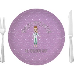 Doctor Avatar Glass Lunch / Dinner Plate 10" (Personalized)