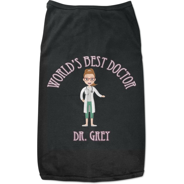 Custom Doctor Avatar Black Pet Shirt - M (Personalized)