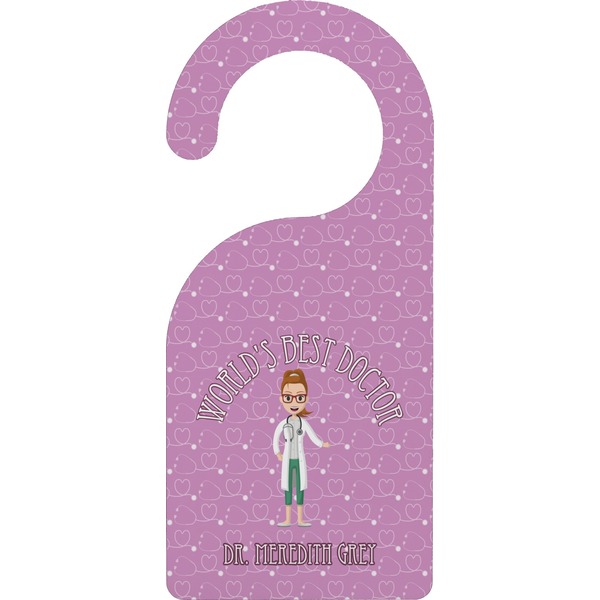 Custom Doctor Avatar Door Hanger (Personalized)