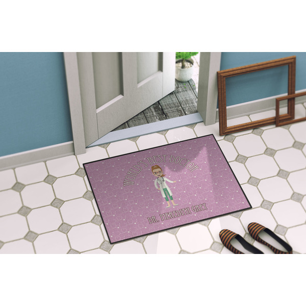 Doctor Avatar Door Mat Lifestyle