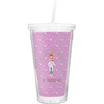 Doctor Avatar Double Wall Tumbler with Straw (Personalized)