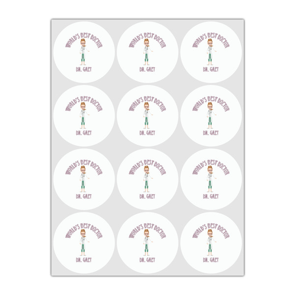 Doctor Avatar Drink Topper - Small - Set of 12