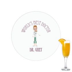 Doctor Avatar Printed Drink Topper - 2.15" (Personalized)