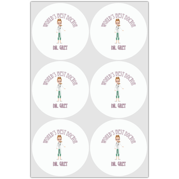 Doctor Avatar Drink Topper - XLarge - Set of 6