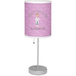 Doctor Avatar 7" Drum Lamp with Shade Linen (Personalized)